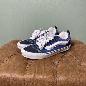 Vans Men's Navy and White Sneakers